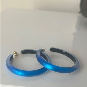 Alexis Bittar Skinny Lucite Hoops